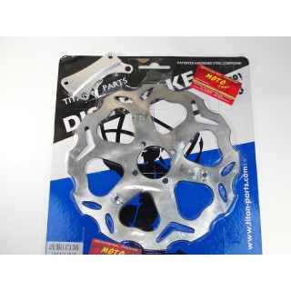 ΔΙΣΚΟΠΛΑΚΑ ΕΜΠΡΟΣ YAMAHA CRYPTON X 135 OVERSIZE ΜΑΡΓΑΡΙΤΑ TITAN