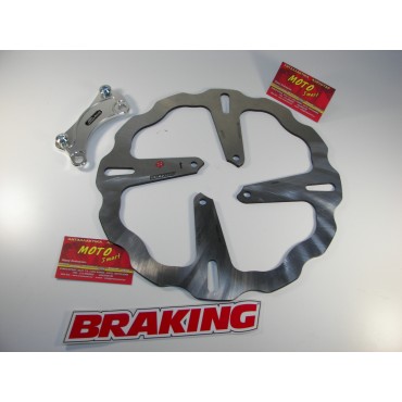ΔΙΣΚΟΠΛΑΚΑ ΕΜΠΡΟΣ YAMAHA CRYPTON X 135 ΜΑΡΓΑΡΙΤΑ OVERSIZE BRAKING
