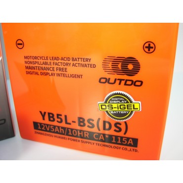 ΜΠΑΤΑΡΙΑ YB5L-B OUTDO ( YB5L-BS) (DS) GEL