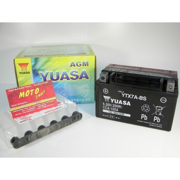 ΜΠΑΤΑΡΙΑ YTX7A-BS YUASA ΚΛΕΙΣΤΟΥ