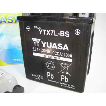 ΜΠΑΤΑΡΙΑ YTX7L-BS YUASA TAIWAN ΚΛΕΙΣΤΟΥ