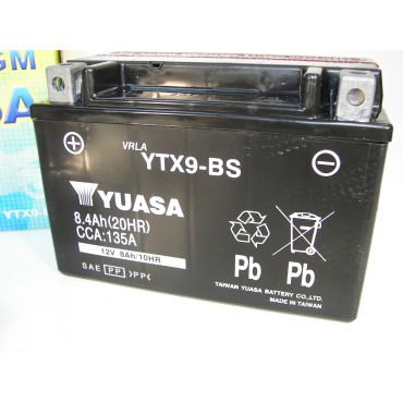ΜΠΑΤΑΡΙΑ YTX9-BS YUASA TAIWAN ΚΛΕΙΣΤΟΥ