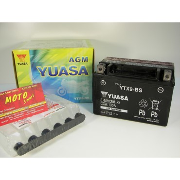 ΜΠΑΤΑΡΙΑ YTX9-BS YUASA TAIWAN ΚΛΕΙΣΤΟΥ