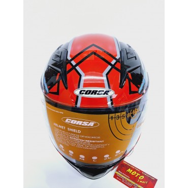 ΚΡΑΝΟΣ ΠΑΙΔΙΚΟ CORSA FULL FACE  CN355 (17) CARTOON RED SMALL