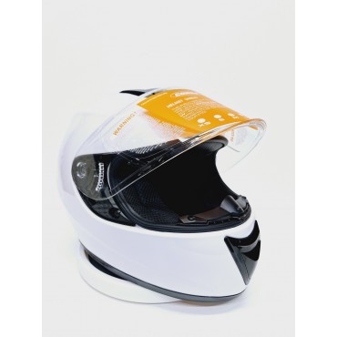 ΚΡΑΝΟΣ CORSA FULL FACE CN110 ΑΣΠΡΟ MEDIUM